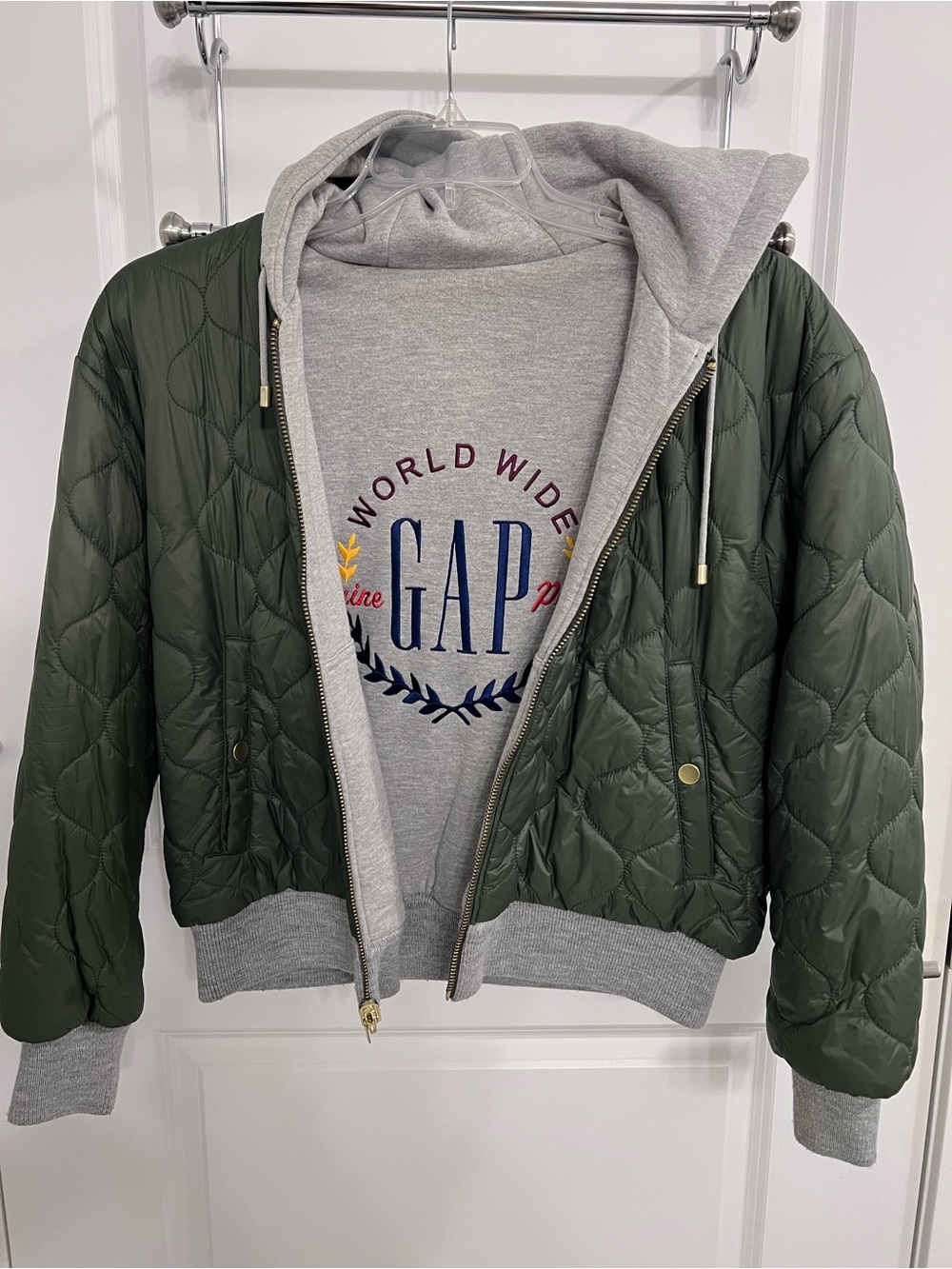 GAP reversible sweatshirt jacket